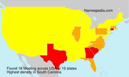 Surname Moeling in USA Surname Moeling in USA