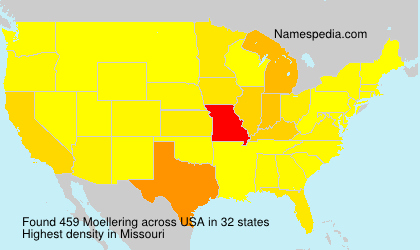 Surname Moellering in USA Surname Moellering in USA