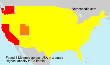 Surname Moemoe in USA Surname Moemoe in USA
