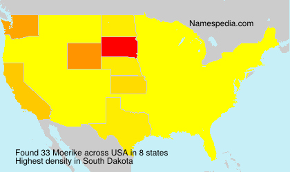 Surname Moerike in USA Surname Moerike in USA
