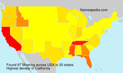 Surname Moering in USA Surname Moering in USA