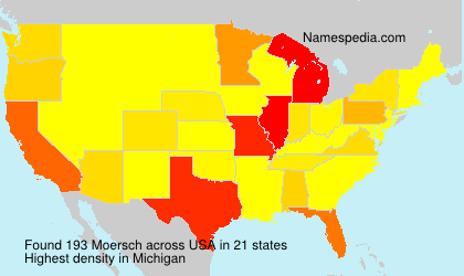 Surname Moersch in USA Surname Moersch in USA