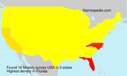 Surname Moesly in USA Surname Moesly in USA