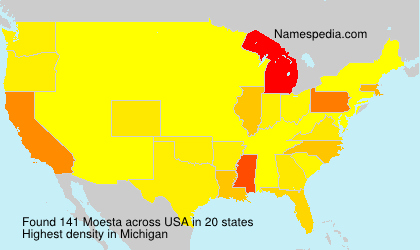 Surname Moesta in USA Surname Moesta in USA