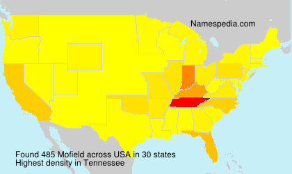 Surname Mofield in USA Surname Mofield in USA