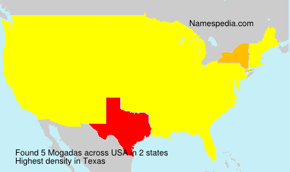 Surname Mogadas in USA Surname Mogadas in USA