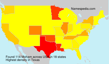 Surname Moham in USA