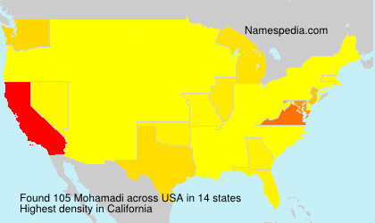 Surname Mohamadi in USA Surname Mohamadi in USA