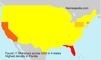 Surname Mohanani in USA Surname Mohanani in USA