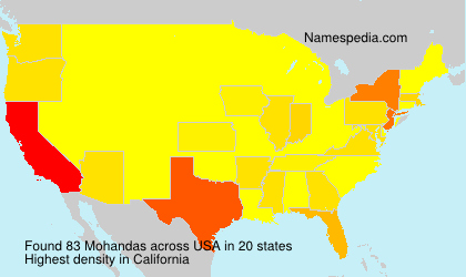 Surname Mohandas in USA Surname Mohandas in USA