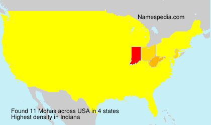 Surname Mohas in USA Surname Mohas in USA