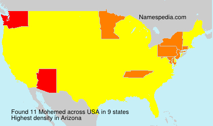 Surname Mohemed in USA Surname Mohemed in USA