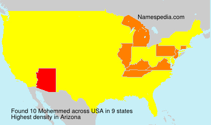 Surname Mohemmed in USA Surname Mohemmed in USA