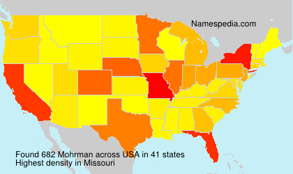 Surname Mohrman in USA Surname Mohrman in USA