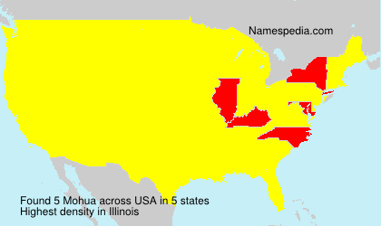 Surname Mohua in USA Surname Mohua in USA