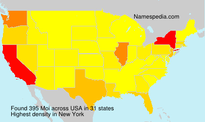 Surname Moi in USA Surname Moi in USA