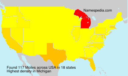 Surname Moiles in USA Surname Moiles in USA