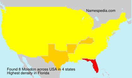 Surname Moisdon in USA Surname Moisdon in USA