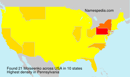 Surname Moiseenko in USA Surname Moiseenko in USA