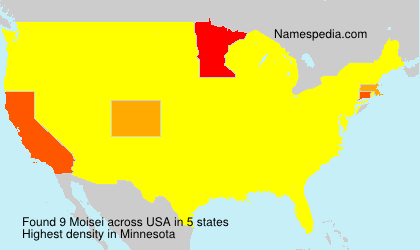 Surname Moisei in USA Surname Moisei in USA
