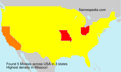 Surname Moissis in USA Surname Moissis in USA
