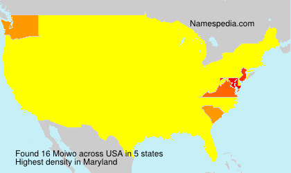 Surname Moiwo in USA Surname Moiwo in USA