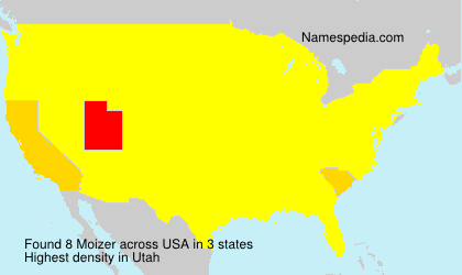 Surname Moizer in USA Surname Moizer in USA