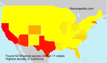 Surname Mojahed in USA Surname Mojahed in USA
