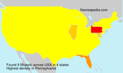 Surname Mojecki in USA Surname Mojecki in USA
