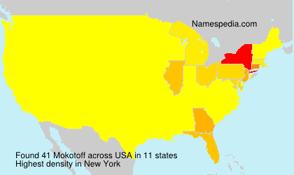 Surname Mokotoff in USA Surname Mokotoff in USA