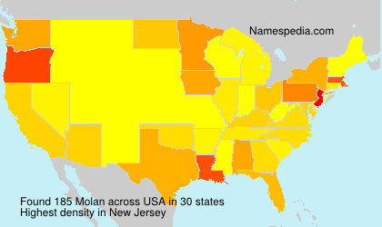 Surname Molan in USA Surname Molan in USA