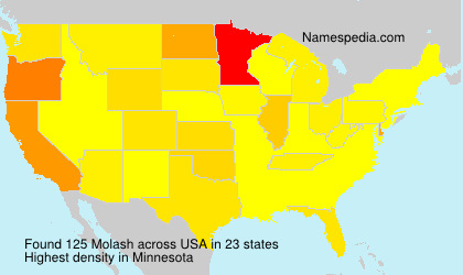 Surname Molash in USA Surname Molash in USA