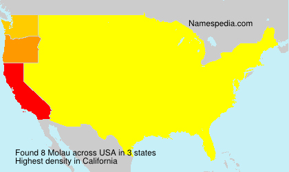 Surname Molau in USA