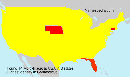 Surname Molcyk in USA Surname Molcyk in USA