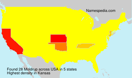 Surname Moldrup in USA Surname Moldrup in USA