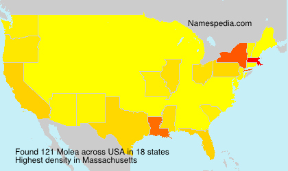 Surname Molea in USA Surname Molea in USA