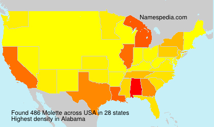 Surname Molette in USA Surname Molette in USA