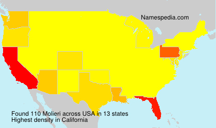 Surname Molieri in USA Surname Molieri in USA