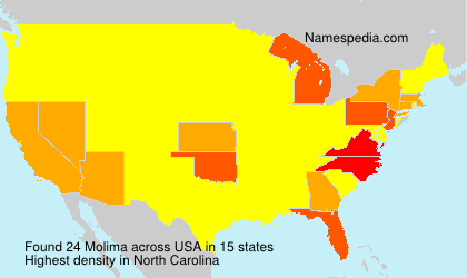 Surname Molima in USA Surname Molima in USA