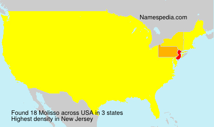 Surname Molisso in USA Surname Molisso in USA