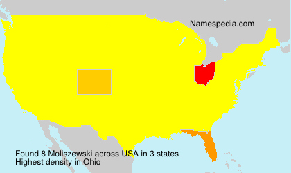 Surname Moliszewski in USA Surname Moliszewski in USA