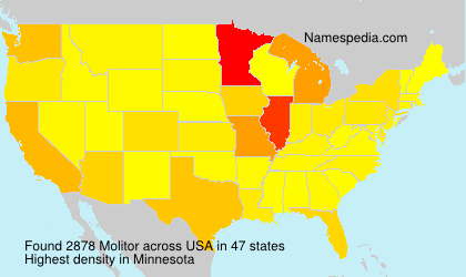 Surname Molitor in USA Surname Molitor in USA