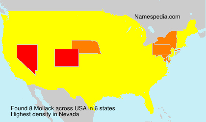 Surname Mollack in USA Surname Mollack in USA