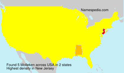 Surname Molleken in USA Surname Molleken in USA