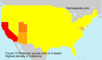 Surname Molleman in USA Surname Molleman in USA