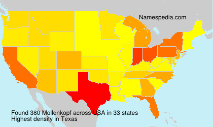 Surname Mollenkopf in USA Surname Mollenkopf in USA