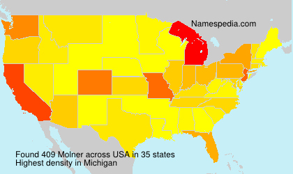 Surname Molner in USA Surname Molner in USA