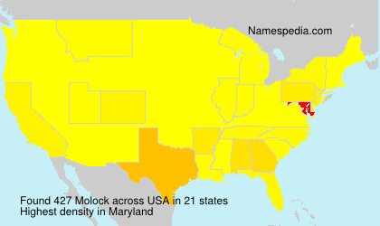 Surname Molock in USA Surname Molock in USA