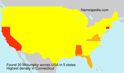 Surname Molumphy in USA Surname Molumphy in USA
