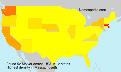 Surname Molvar in USA Surname Molvar in USA